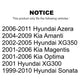 Front Suspension Ball Joints Pair For Hyundai Sonata Kia Optima Azera Amanti XG350 XG300 Magentis KTR-101306