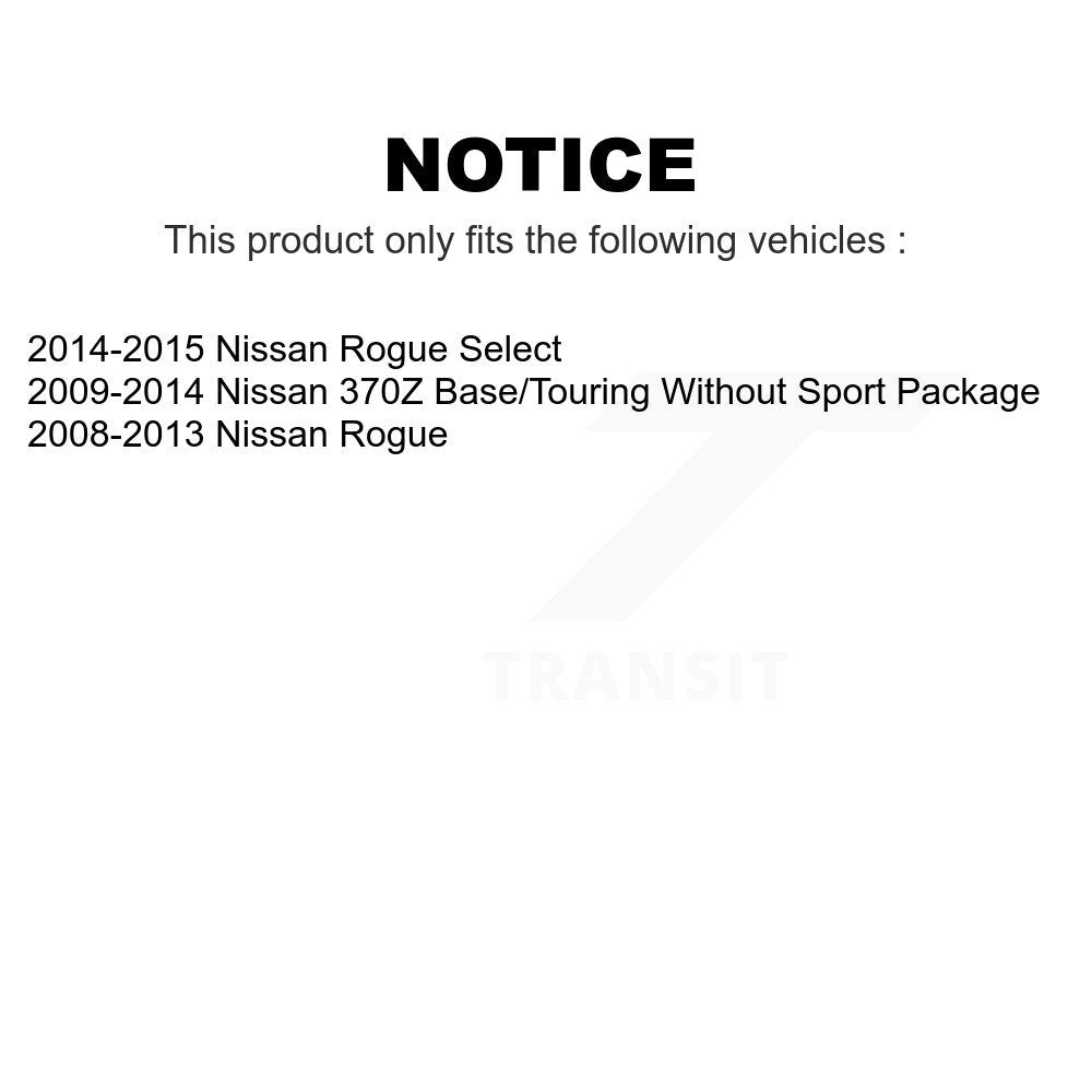 Front Suspension Control Arm And Ball Joint Assembly Kit For Nissan Rogue Select 370Z KTR-101439