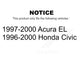 Front Suspension Control Arm And Ball Joint Assembly Kit For Honda Civic Acura EL KTR-101534