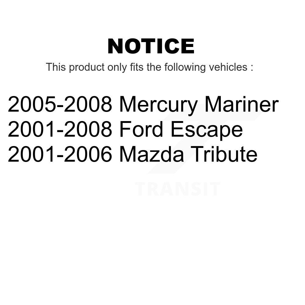 Rear Suspension Control Arm And Ball Joint Assembly Kit For Ford Escape Mazda Tribute Mercury Mariner KTR-101586