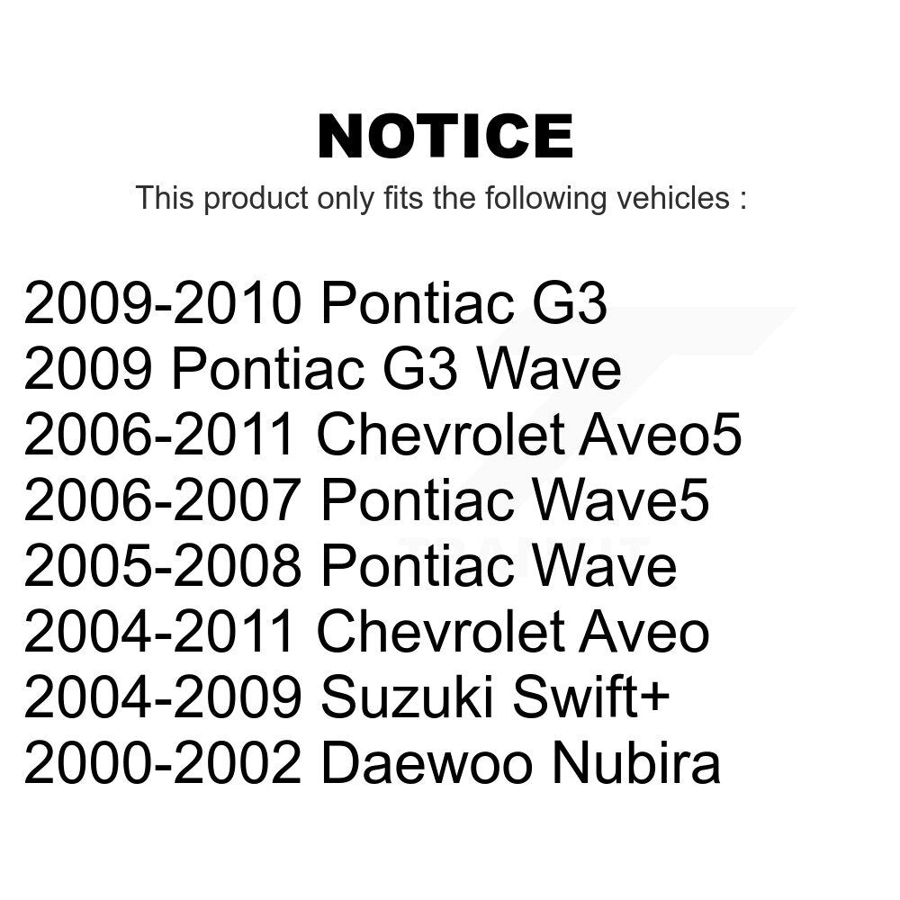 Front Suspension Stabilizer Bar Link Pair For Chevrolet Aveo Aveo5 Pontiac G3 Daewoo Nubira Suzuki Wave Wave5 Swift+ KTR-101596