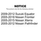 Front Suspension Control Arm And Ball Joint Assembly Kit For Nissan Frontier Pathfinder Xterra Suzuki Equator KTR-101726