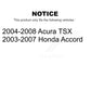 Front Suspension Ball Joints Kit For Honda Accord Acura TSX KTR-101824