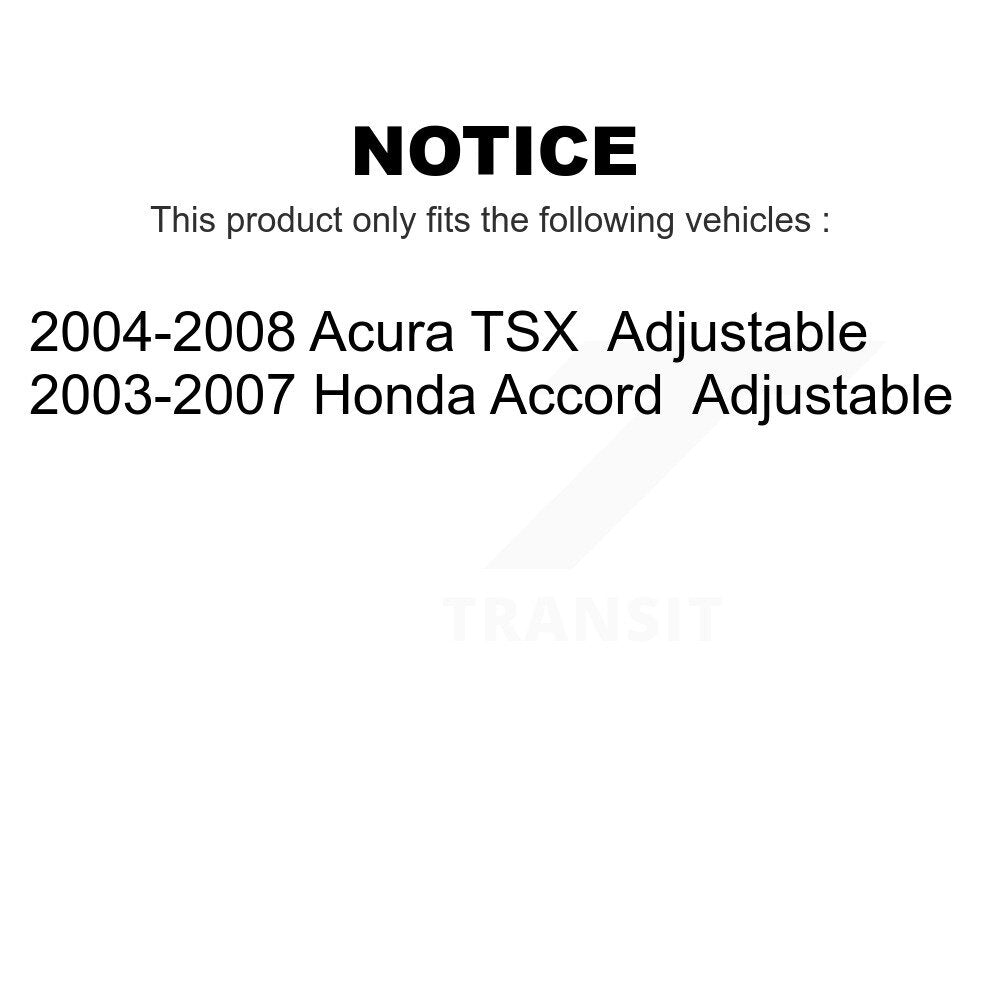 Front Suspension Ball Joints Kit For Honda Accord Acura TSX Adjustable KTR-101842