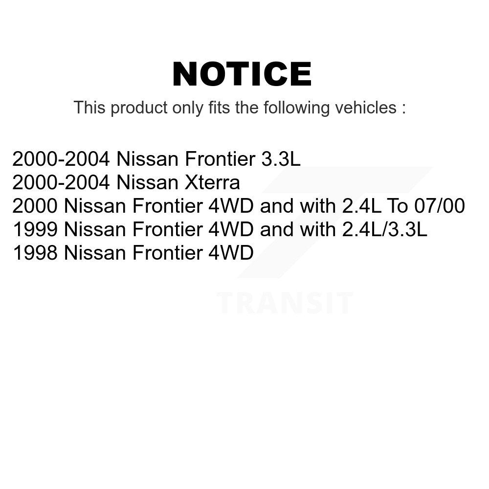 Front Suspension Ball Joints Kit For Nissan Frontier Xterra KTR-101846