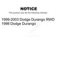 Front Rear Suspension Stabilizer Bar Link Kit For Dodge Durango KTR-102018