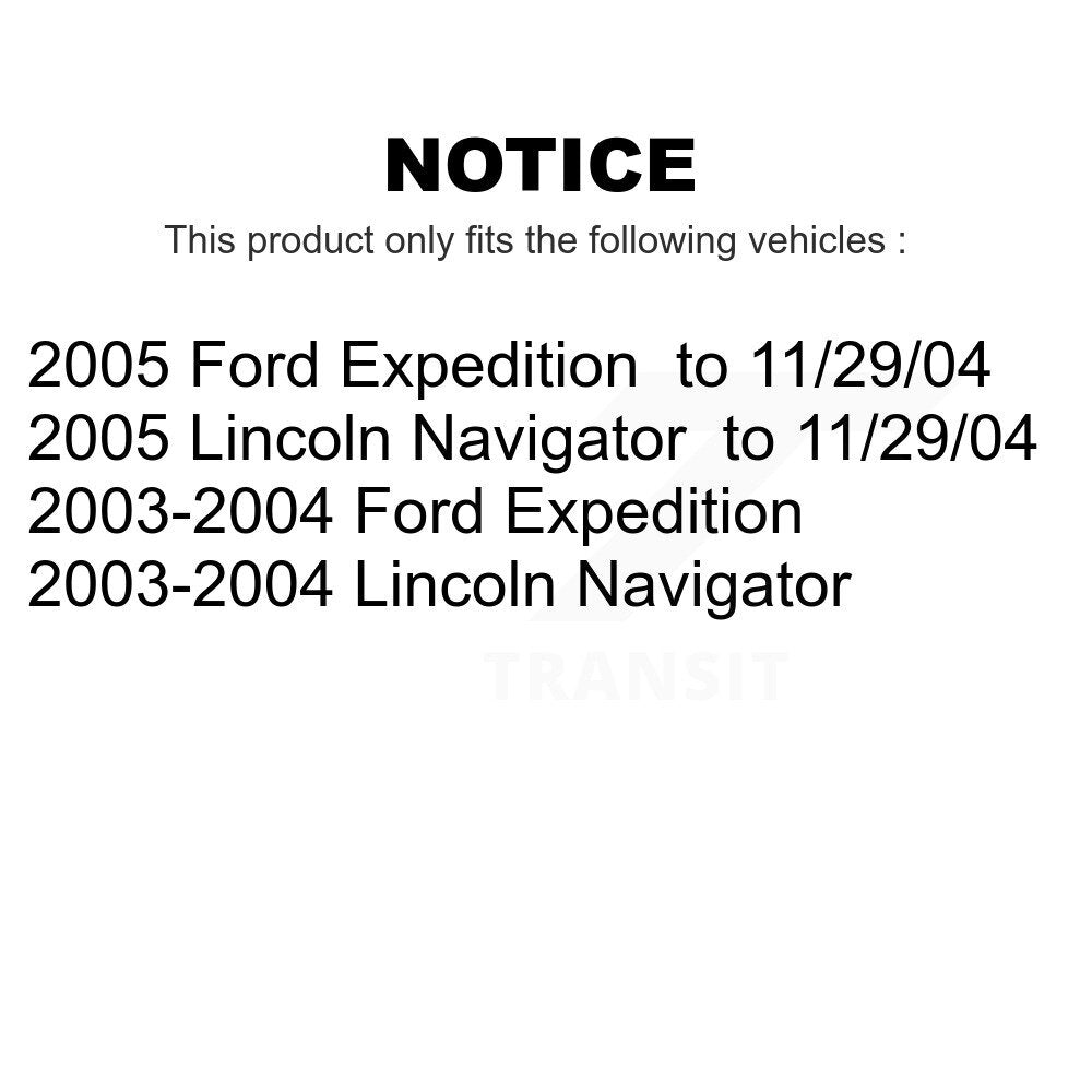 Front Rear Suspension Stabilizer Bar Link Kit For Ford Expedition Lincoln Navigator KTR-102092