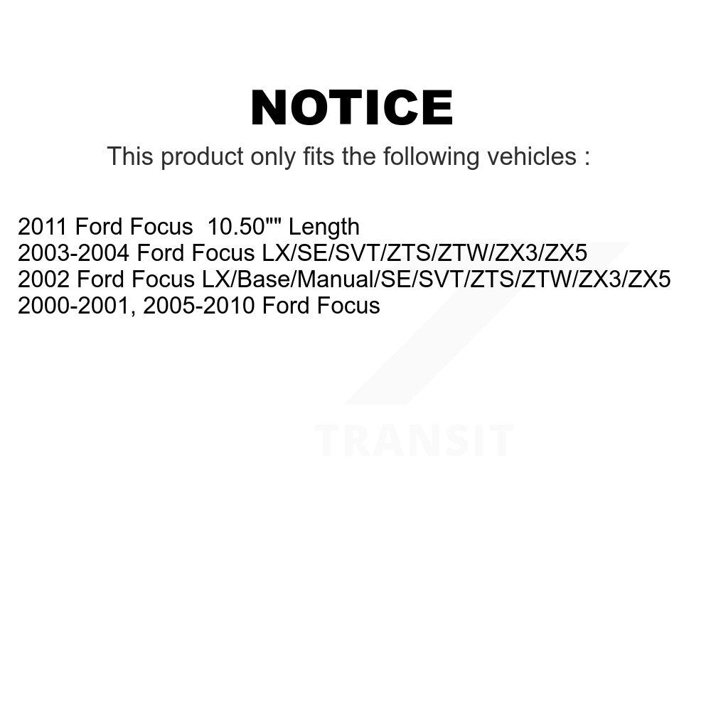 Front Rear Suspension Stabilizer Bar Link Kit For Ford Focus KTR-102131