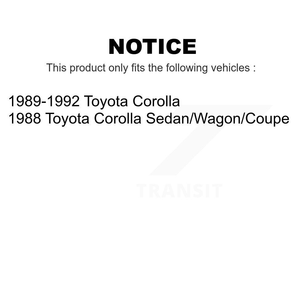 Front Rear Suspension Stabilizer Bar Link Kit For Toyota Corolla KTR-102139
