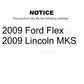 Front Rear Suspension Stabilizer Bar Link Kit For 2009-2009 Ford Flex Lincoln MKS KTR-102170