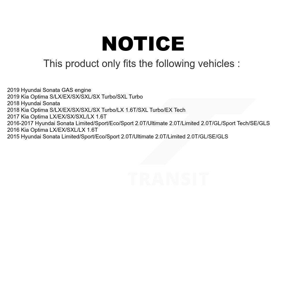 Front Rear Suspension Stabilizer Bar Link Kit For Hyundai Sonata Kia Optima KTR-102179