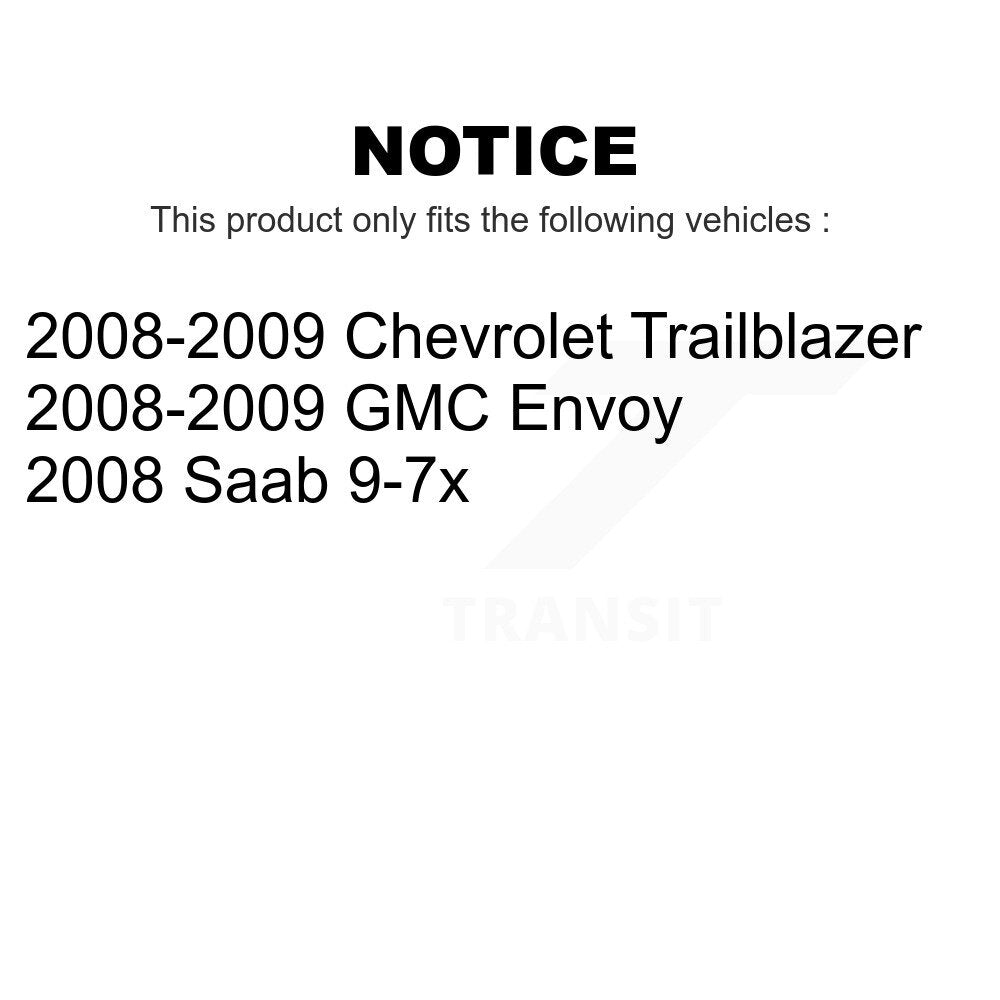 Front Rear Suspension Stabilizer Bar Link Kit For Chevrolet Trailblazer GMC Envoy Saab 9-7x KTR-102195