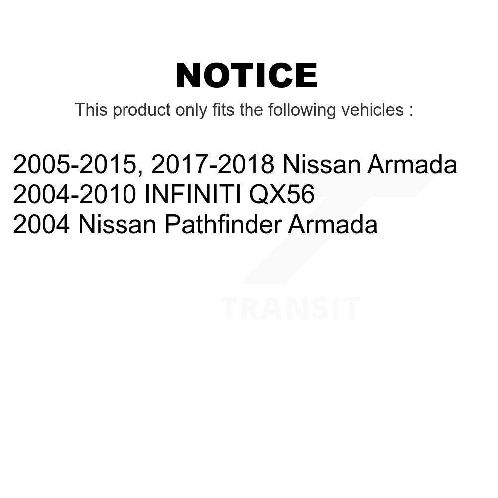 Front Rear Suspension Stabilizer Bar Link Kit For Nissan Armada Infiniti QX56 Pathfinder INFINITI KTR-102200