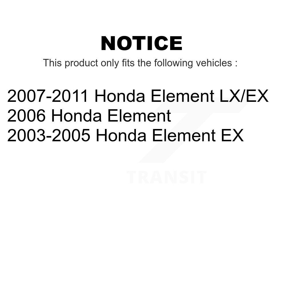 Front Suspension Ball Joint And Tie Rod End Kit For Honda Element KTR-102289