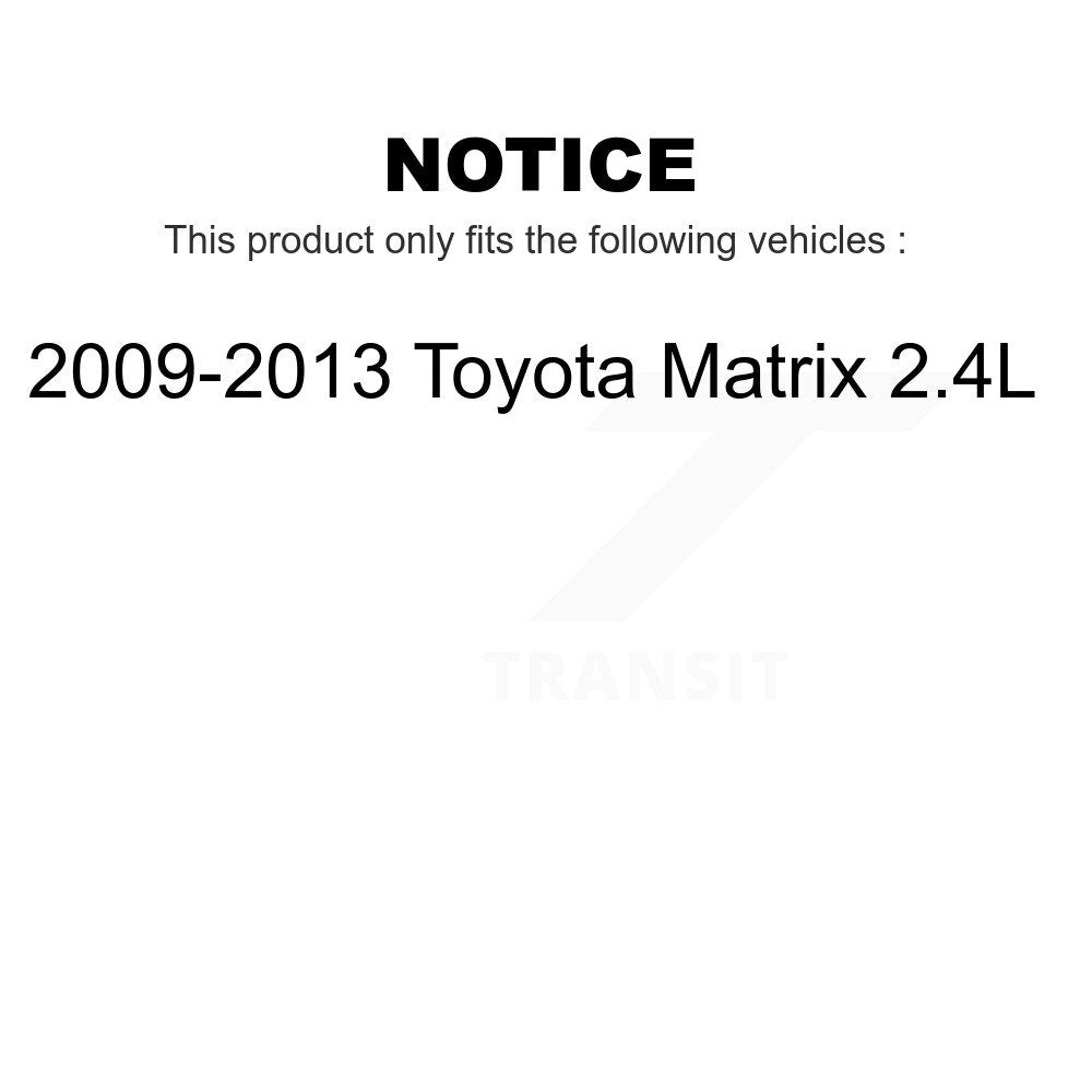 Front Suspension Ball Joint And Tie Rod End Kit For 2009-2013 Toyota Matrix 2.4L KTR-102320