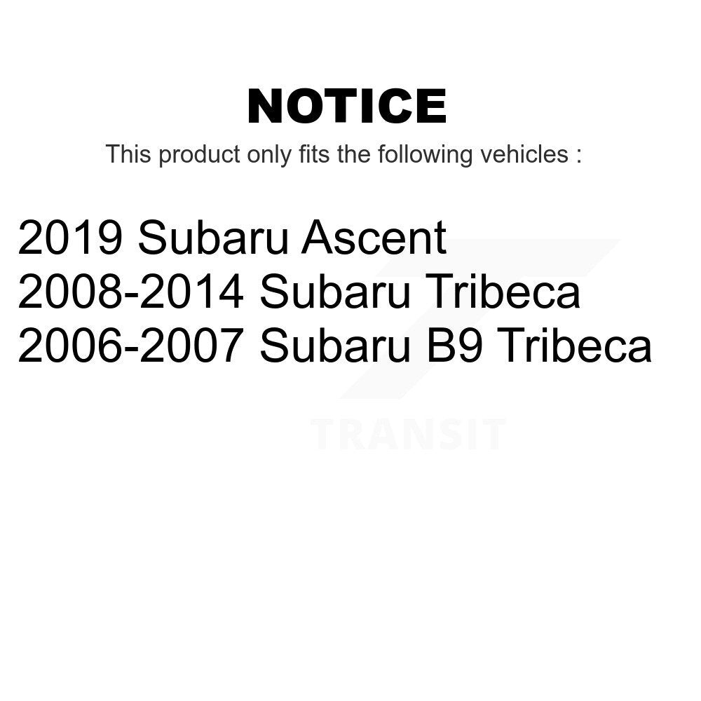 Front Suspension Ball Joint And Tie Rod End Kit For Subaru Ascent Tribeca B9 KTR-102324