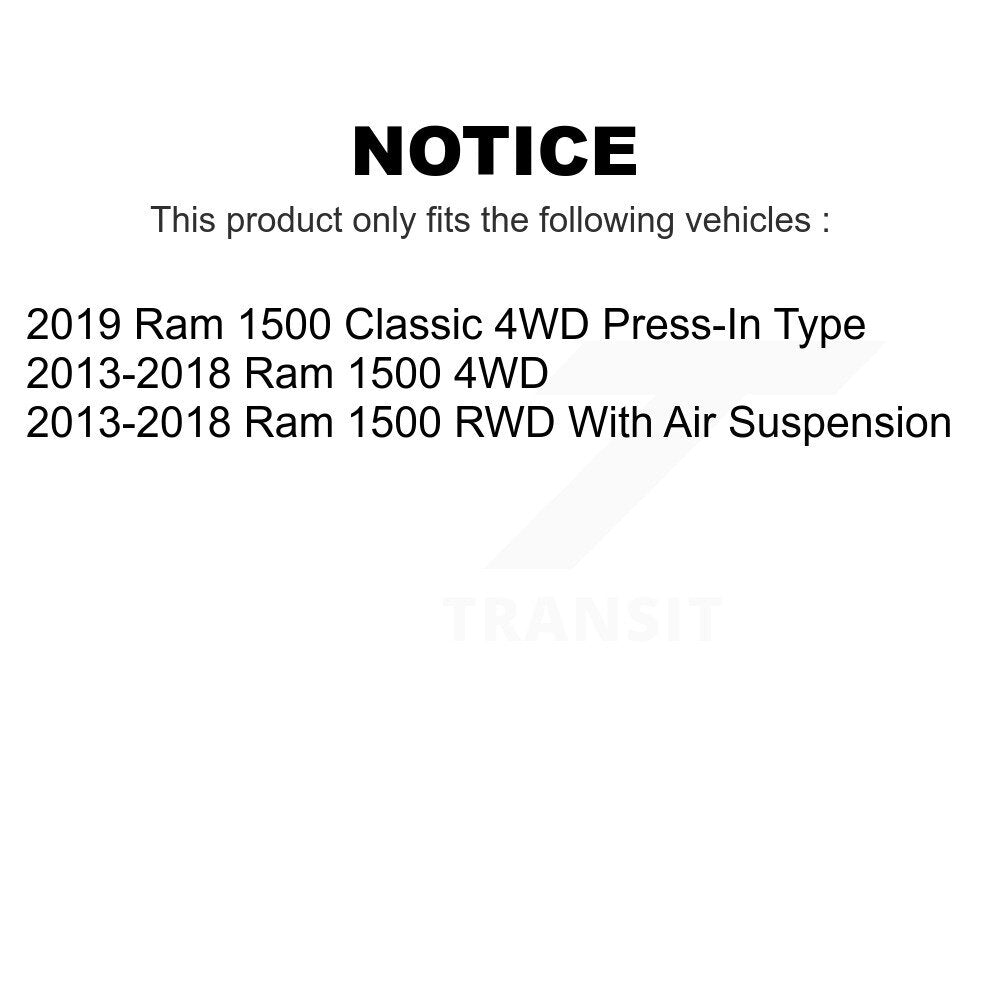 Front Suspension Ball Joint And Tie Rod End Kit For Ram 1500 Classic KTR-102332