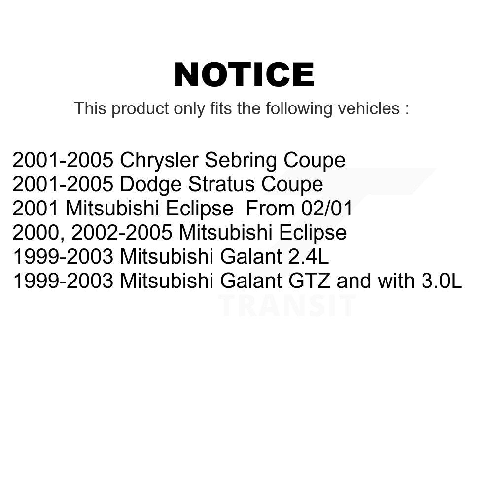 Front Suspension Ball Joint And Tie Rod End Kit For Mitsubishi Chrysler Sebring Dodge Stratus Eclipse Galant KTR-102378