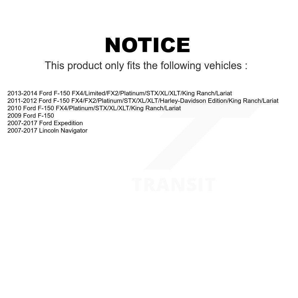 Front Suspension Ball Joint And Tie Rod End Kit For Ford F-150 Expedition Lincoln Navigator KTR-102433