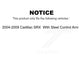 Front Suspension Ball Joint And Tie Rod End Kit For 2004-2009 Cadillac SRX With Steel Control Arm KTR-102449