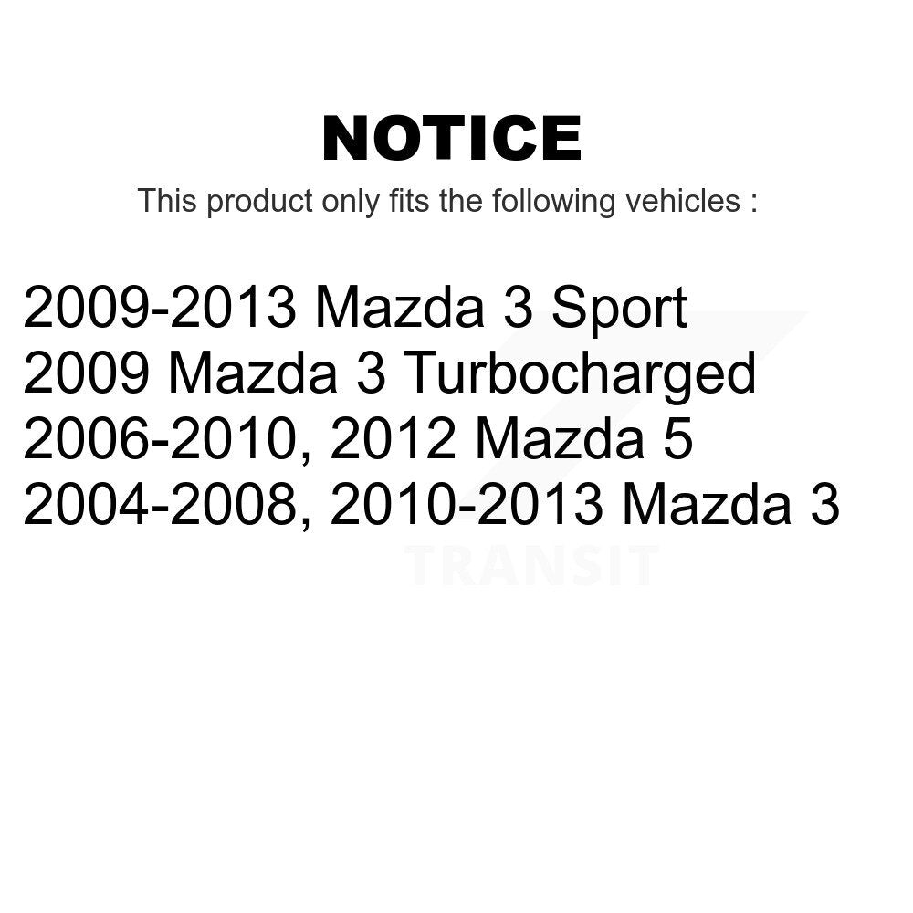 Front Suspension Ball Joint And Tie Rod End Kit For Mazda 3 5 Sport KTR-102470