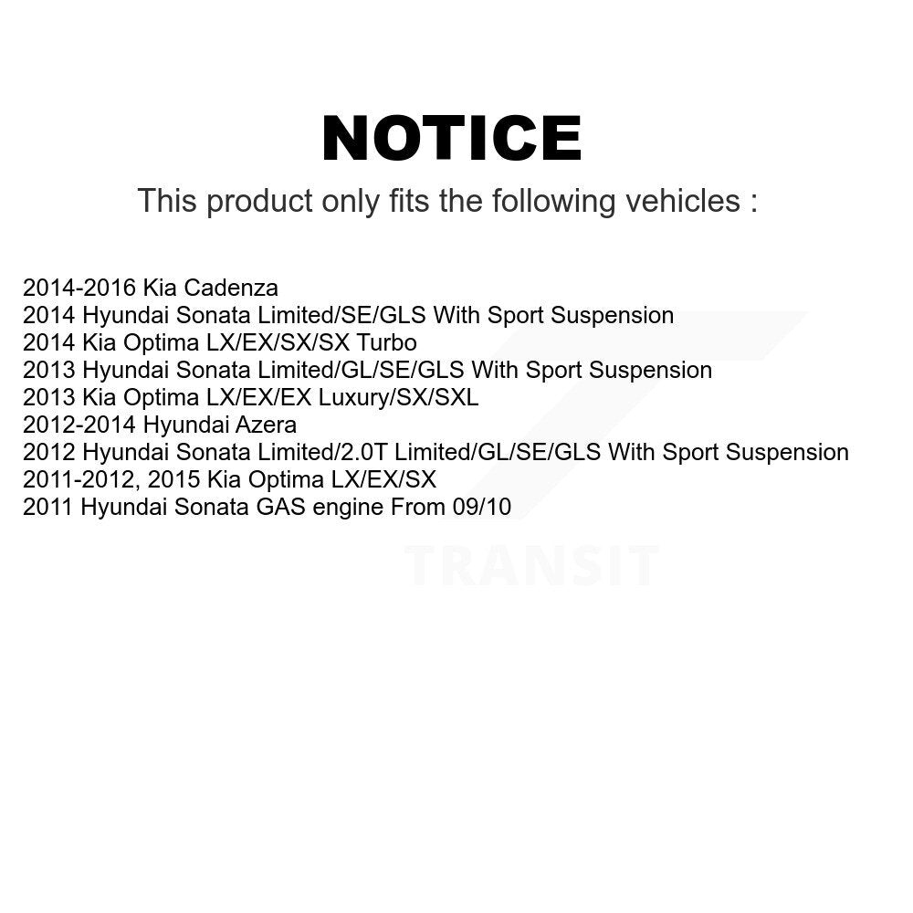 Front Suspension Ball Joint And Tie Rod End Kit For Hyundai Sonata Kia Optima Cadenza Azera KTR-102474