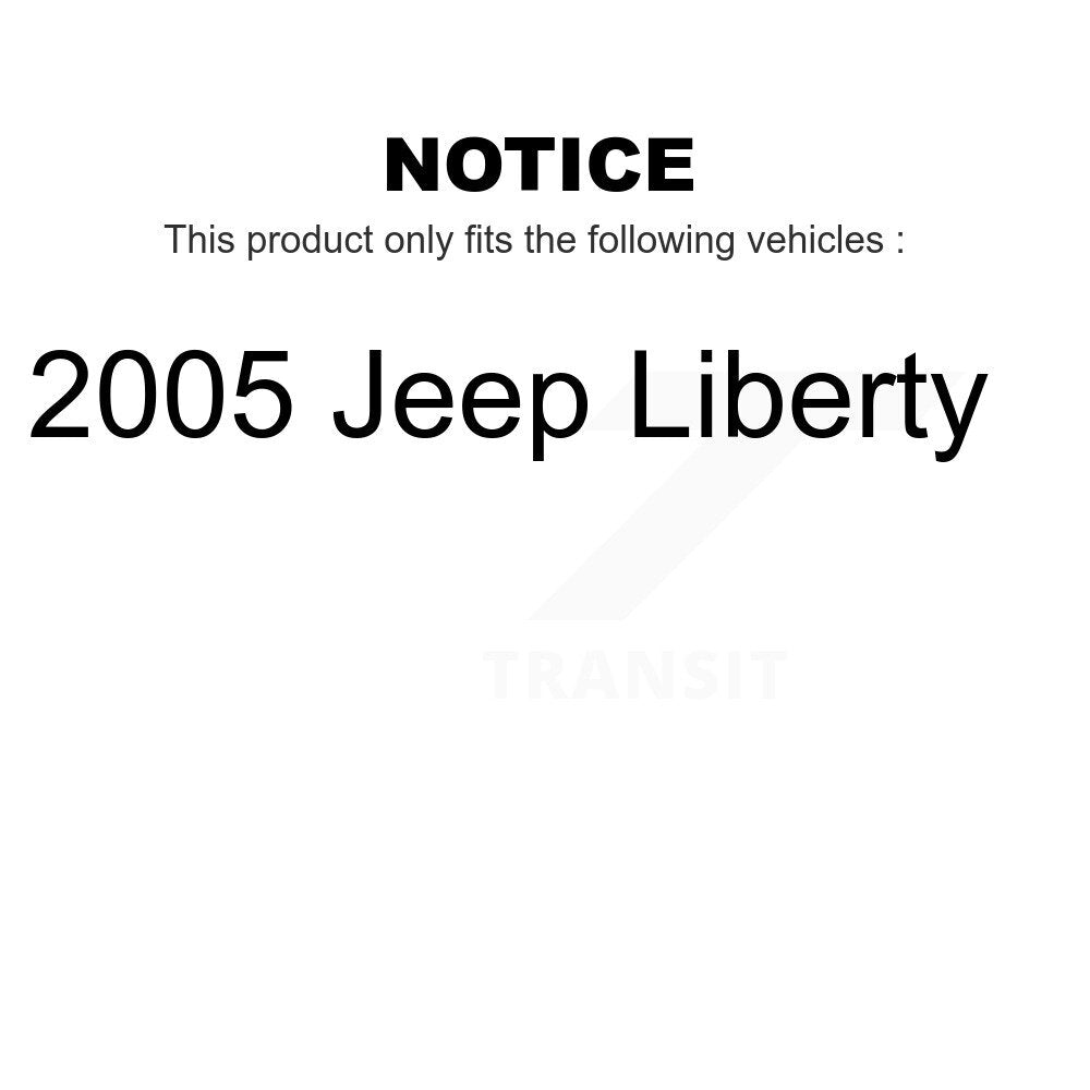 Front Suspension Ball Joint And Tie Rod End Kit For 2005 Jeep Liberty KTR-102524