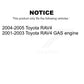 Front Suspension Ball Joint And Tie Rod End Kit For Toyota RAV4 KTR-102537
