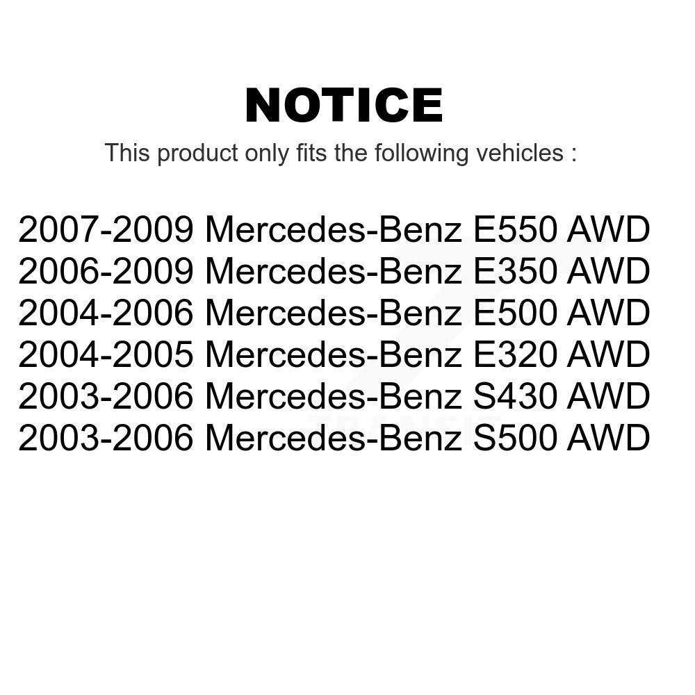 Front Suspension Ball Joint And Tie Rod End Kit For Mercedes-Benz E350 E320 S430 E500 S500 E550 AWD KTR-102547