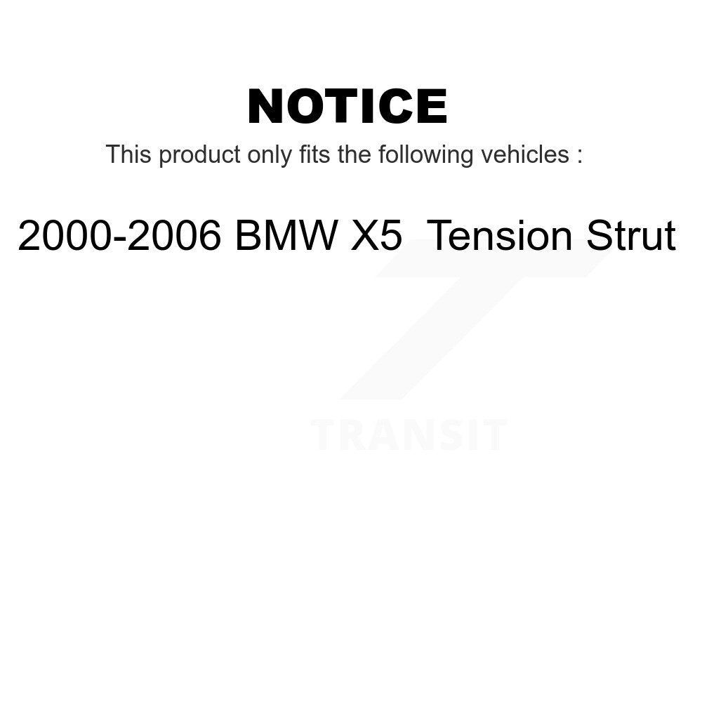 Front Suspension Control Arm And Tie Rod End Kit For 2000-2006 BMW X5 Tension Strut KTR-102570