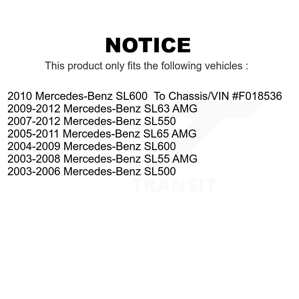 Front Suspension Control Arm Assembly And Tie Rod End Kit For Mercedes-Benz SL500 SL550 SL55 AMG SL600 SL63 SL65 KTR-102618