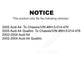 Front Suspension Control Arm Assembly And Tie Rod End Kit For Audi A4 Quattro KTR-102622
