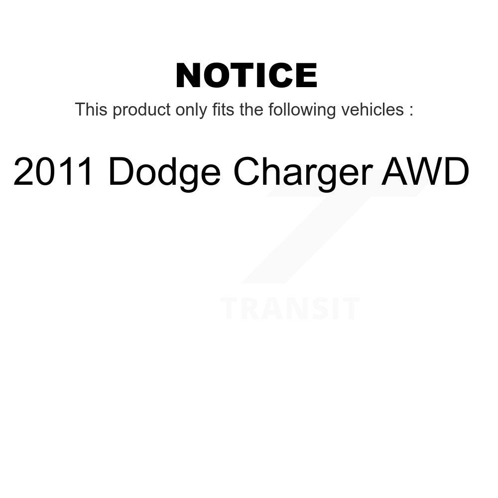 Front Suspension Control Arm Assembly And Tie Rod End Kit For 2011 Dodge Charger AWD KTR-102703