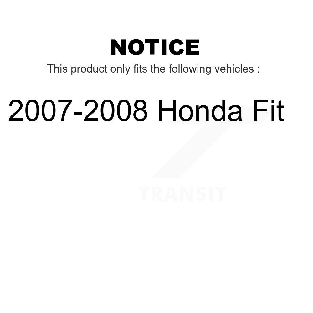 Front Suspension Control Arm Assembly And Tie Rod End Kit For 2007-2008 Honda Fit KTR-102755