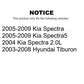 Front Suspension Control Arm Assembly And Tie Rod End Kit For Kia Spectra Hyundai Tiburon Spectra5 KTR-102760