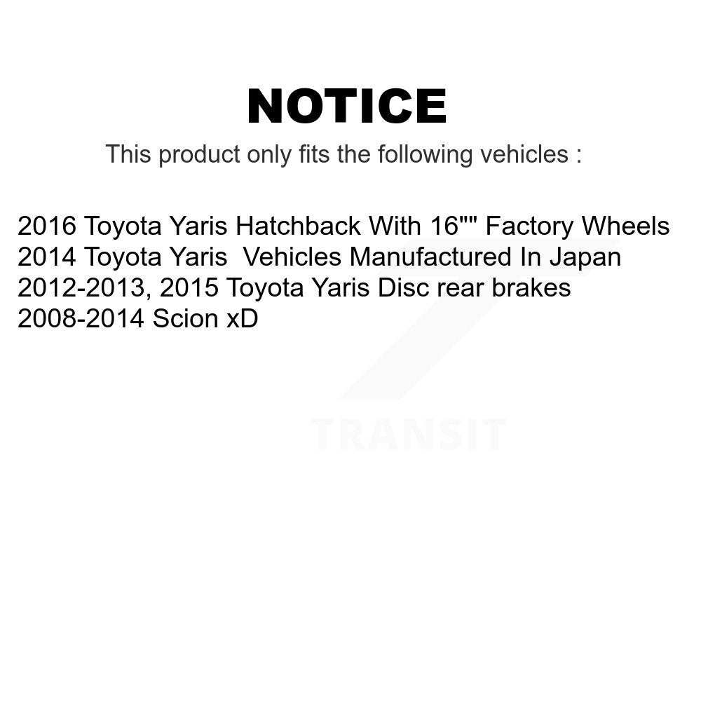 Front Suspension Control Arm Assembly And Tie Rod End Kit For Toyota Yaris Scion xD KTR-102767