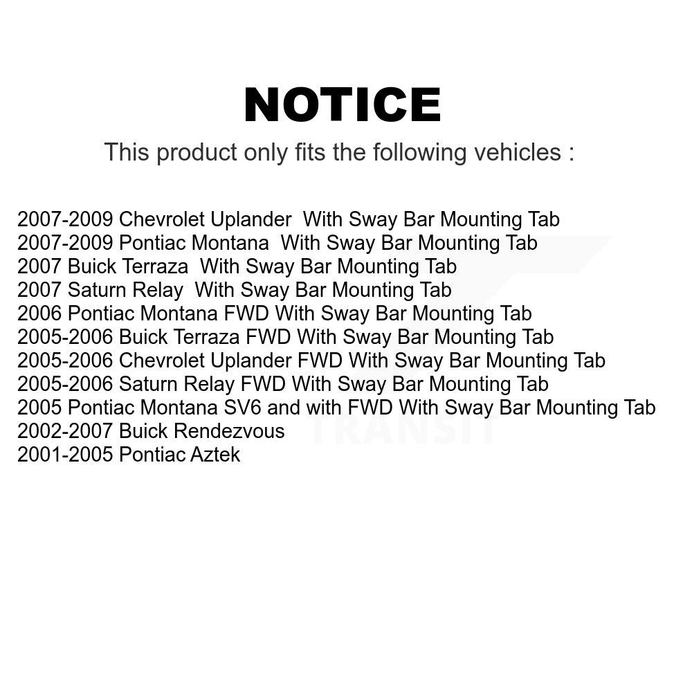 Front Suspension Control Arm Assembly And Tie Rod End Kit For Buick Rendezvous Chevrolet Uplander Pontiac Aztek Montana Terraza Saturn Relay KTR-102780