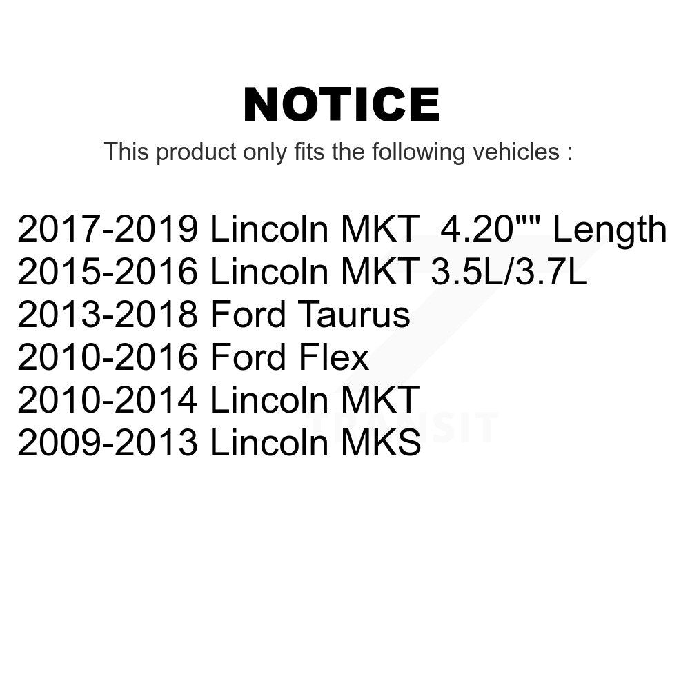 Front Suspension Control Arm Assembly And Tie Rod End Kit For Ford Taurus Flex Lincoln MKS MKT KTR-102792