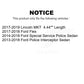 Front Suspension Control Arm Assembly And Tie Rod End Kit For Ford Police Interceptor Sedan Flex Lincoln MKT Special Service KTR-102912
