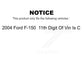 Front Suspension Ball Joint And Tie Rod End Kit For 2004 Ford F-150 11th Digit Of Vin Is C KTR-103011