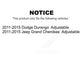 Front Suspension Ball Joints Kit For 2011-2015 Jeep Grand Cherokee Dodge Durango Adjustable KTR-103029