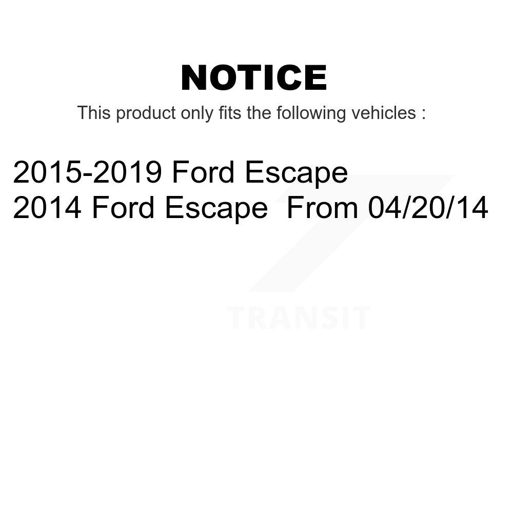 Front Suspension Control Arm And Ball Joint Assembly Stabilizer Bar Link Kit For Ford Escape KTR-103080
