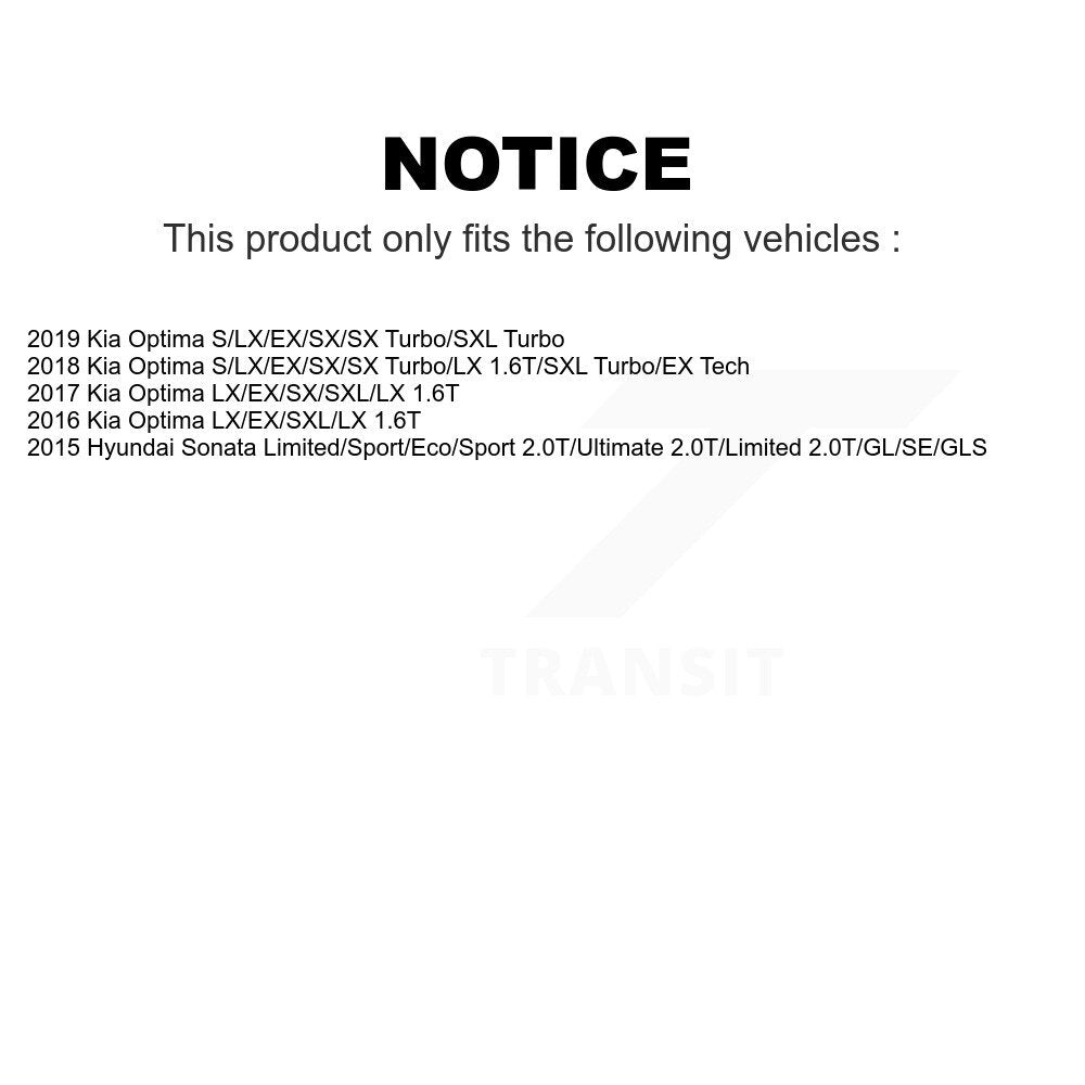 Front Suspension Control Arm And Ball Joint Assembly Stabilizer Bar Link Kit For Kia Optima Hyundai Sonata KTR-103084
