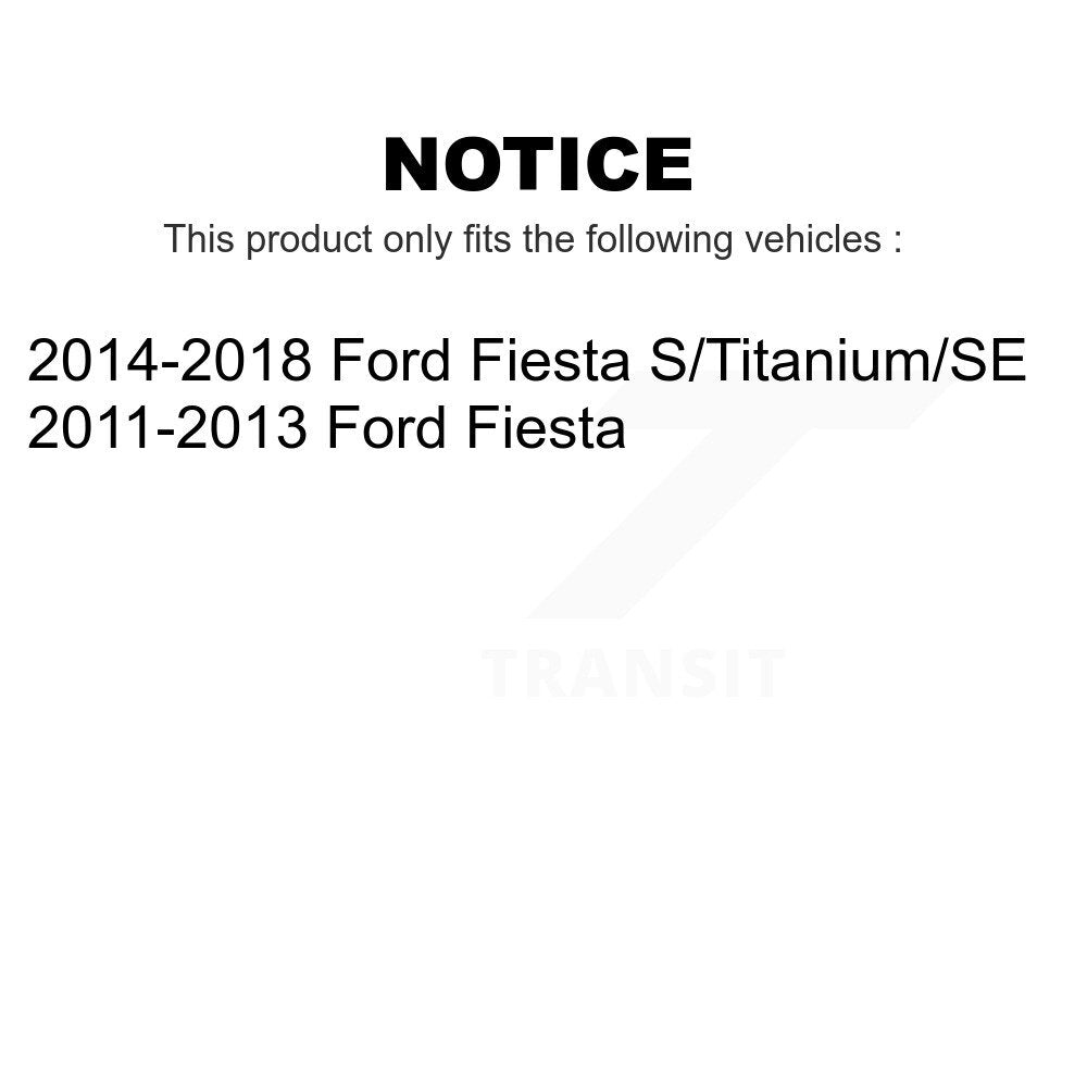 Front Suspension Control Arm Assembly And Tie Rod End Kit For Ford Fiesta KTR-103107