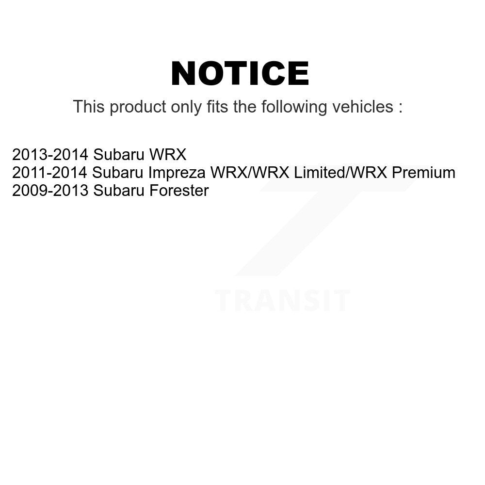 Front Suspension Control Arm Assembly And Tie Rod End Kit For Subaru Forester Impreza WRX KTR-103131