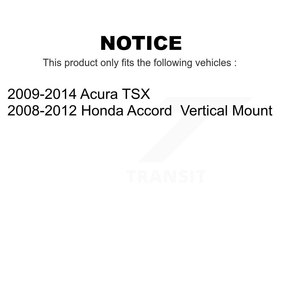 Front Lower Inner Forward Suspension Control Arm Bushing Pair For Honda Accord Acura TSX KTR-103135