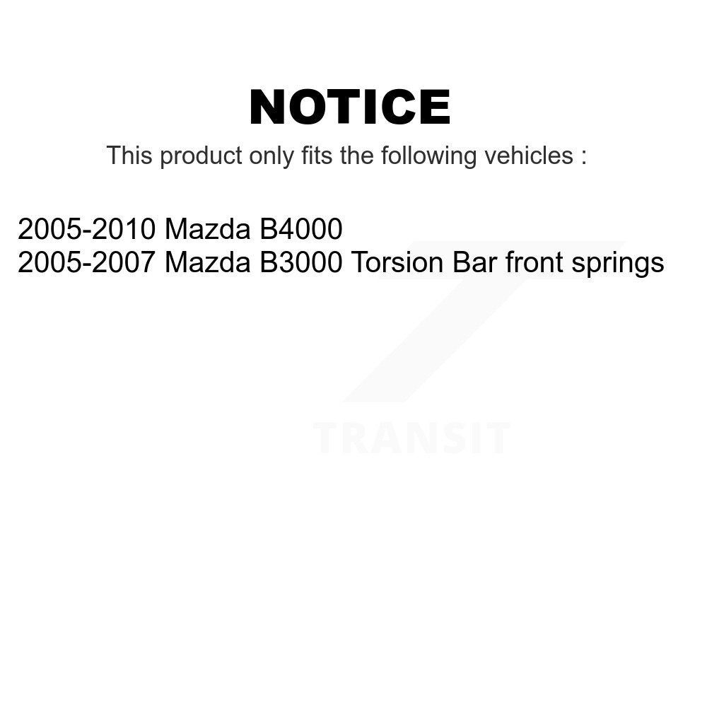 Front Suspension Control Arm And Ball Joint Assembly Steering Tie Rod End Stabilizer Bar Link Kit (8Pc) For Mazda B3000 B4000 KTR-103183