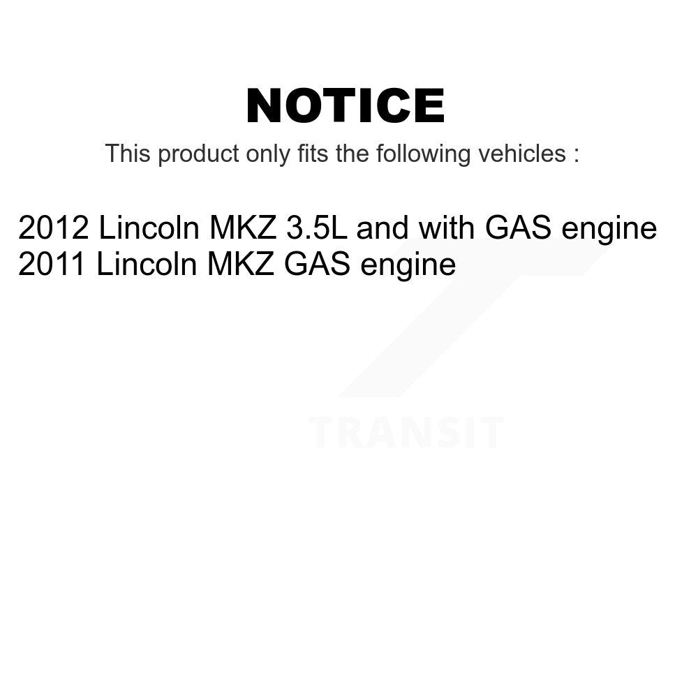 Front Suspension Control Arm And Ball Joint Assembly Steering Tie Rod End Stabilizer Bar Link Kit (8Pc) For Lincoln MKZ KTR-103202