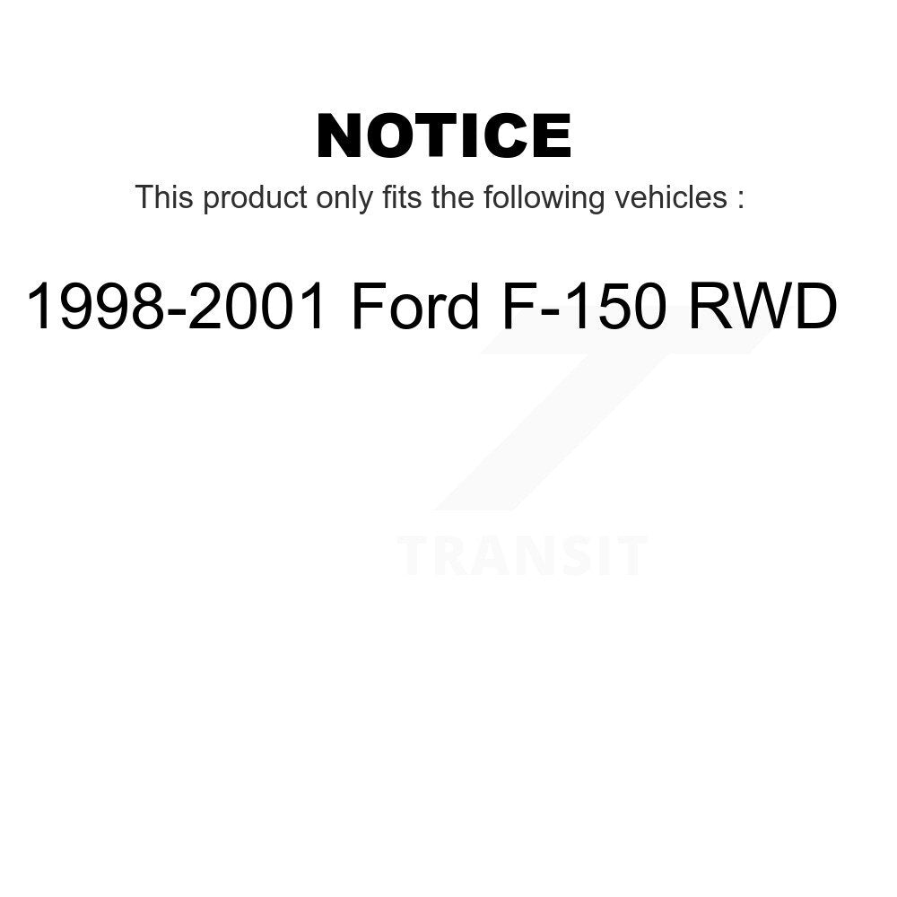 Front Suspension Control Arm And Ball Joint Assembly Steering Tie Rod End Stabilizer Bar Link Kit (8Pc) For 1998-2001 Ford F-150 RWD KTR-103685