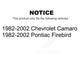 Front Rear Suspension Stabilizer Bar Link Kit For 1982-2002 Chevrolet Camaro Pontiac Firebird KTR-103717